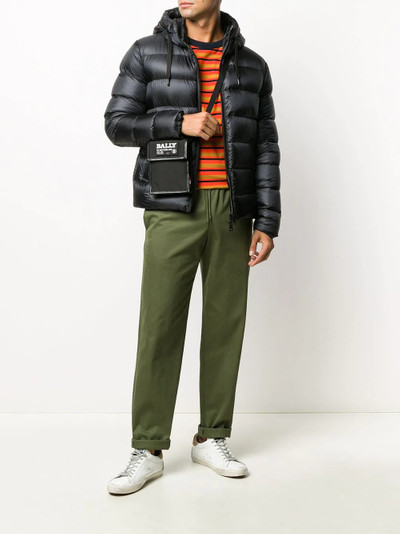 Herno down-feather hooded jacket outlook