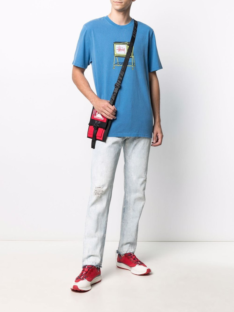 GALLERY DEPT. mid-rise straight-leg bleached jeans outlook