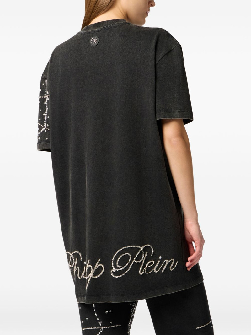 spiderweb-strass T-shirt 4