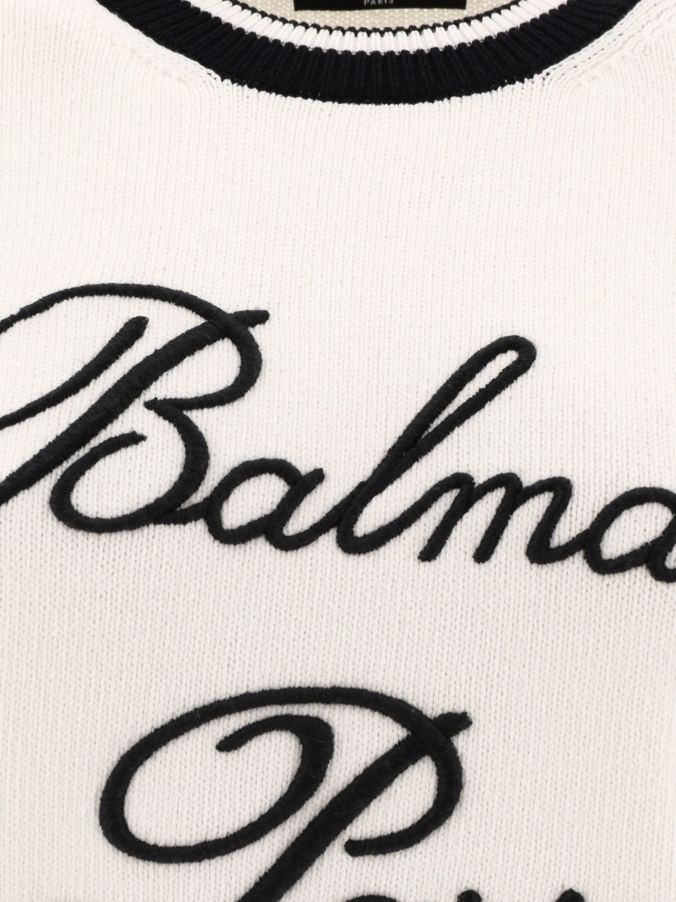 Balmain Signature Knitwear White - 3