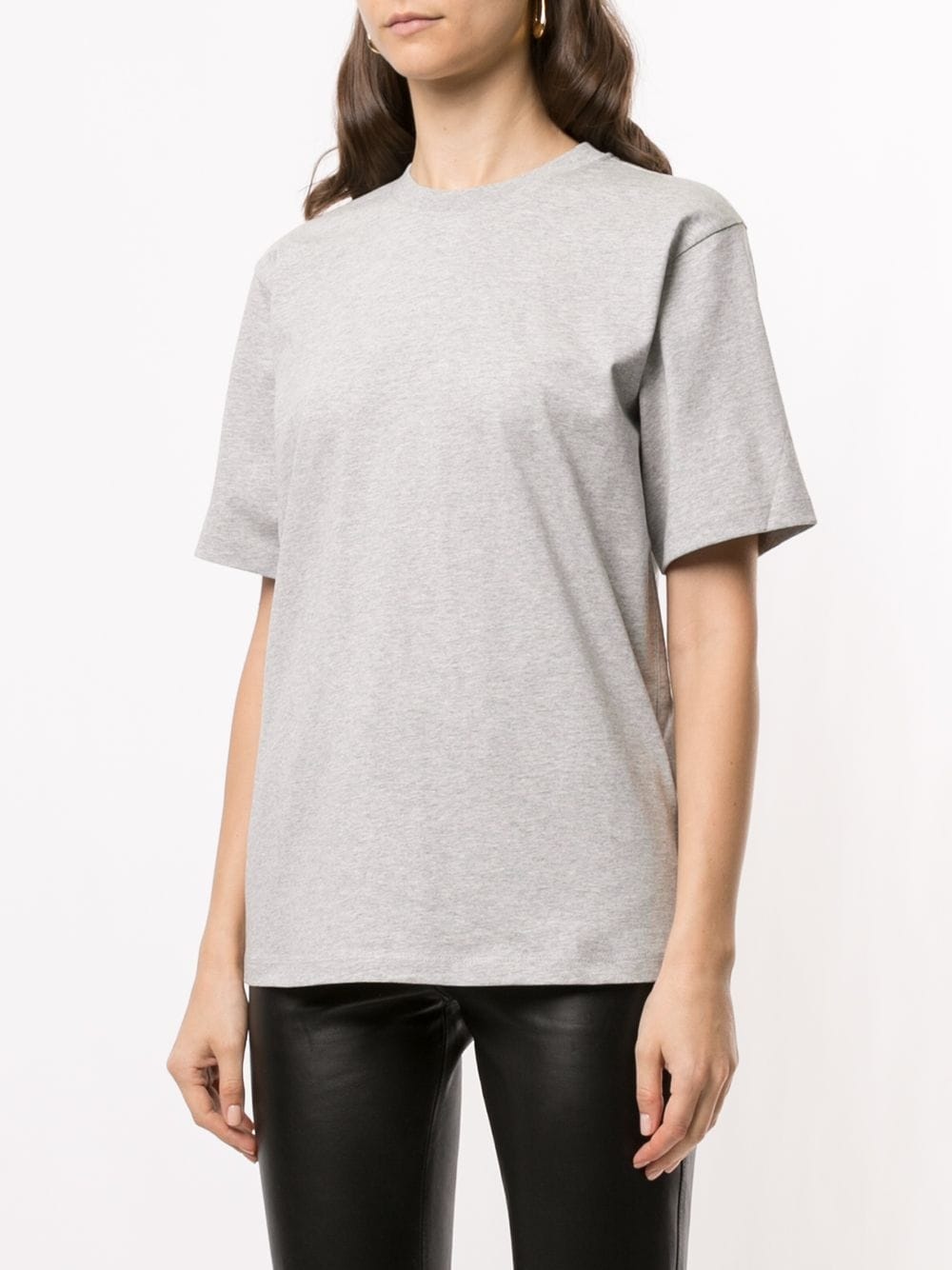 round neck cotton T-shirt - 3