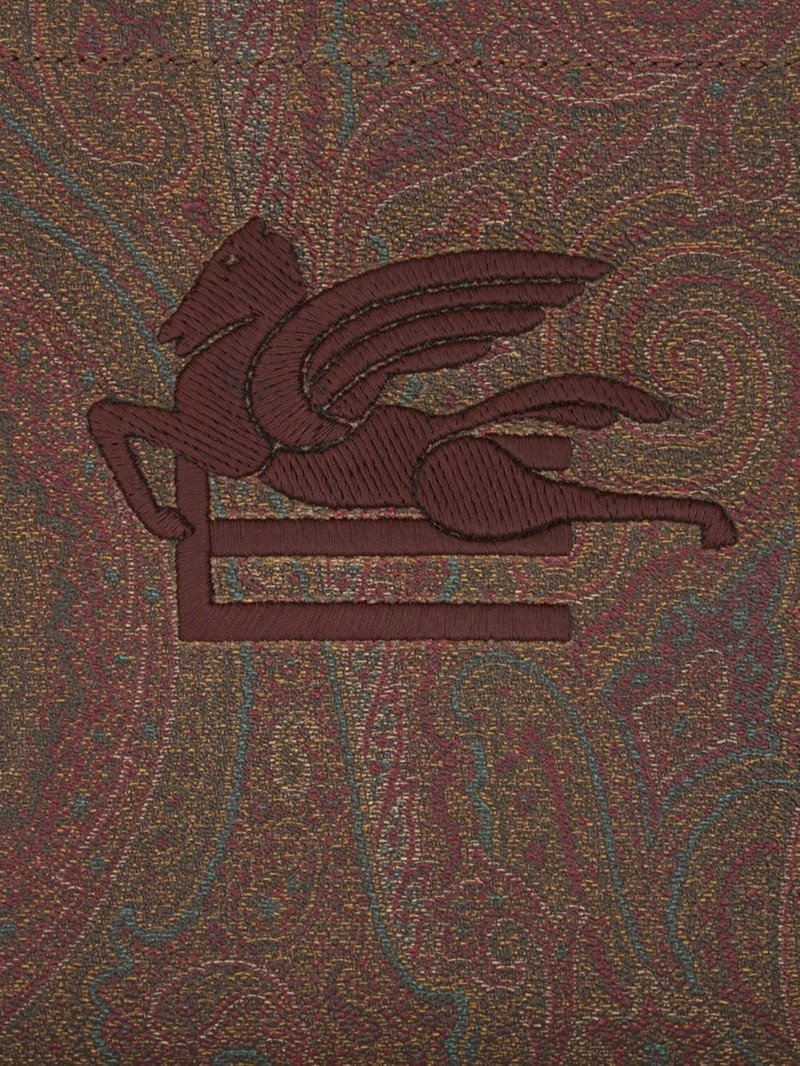 paisley-print logo wallet 5
