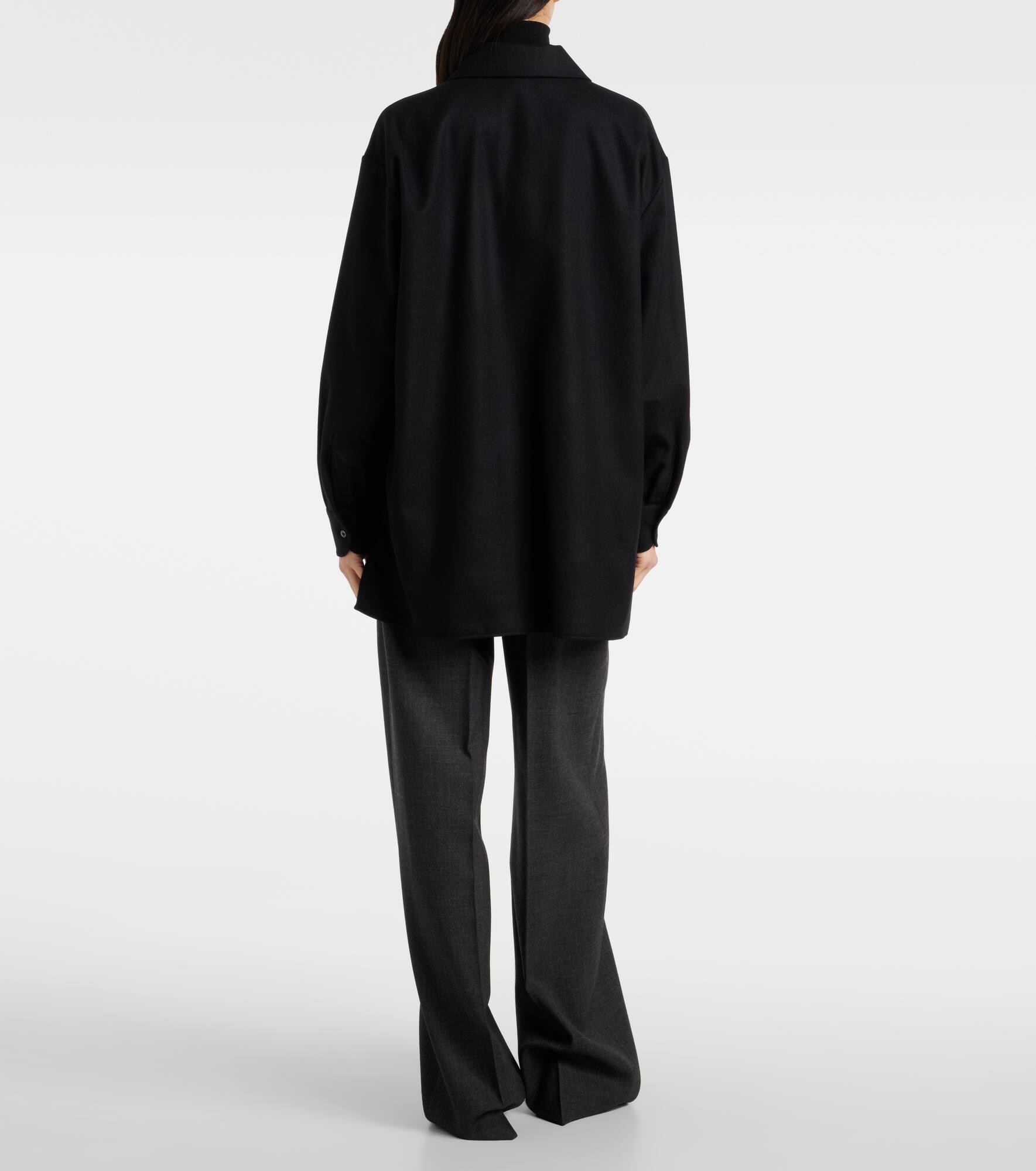 Komako wool and cashmere shirt - 3