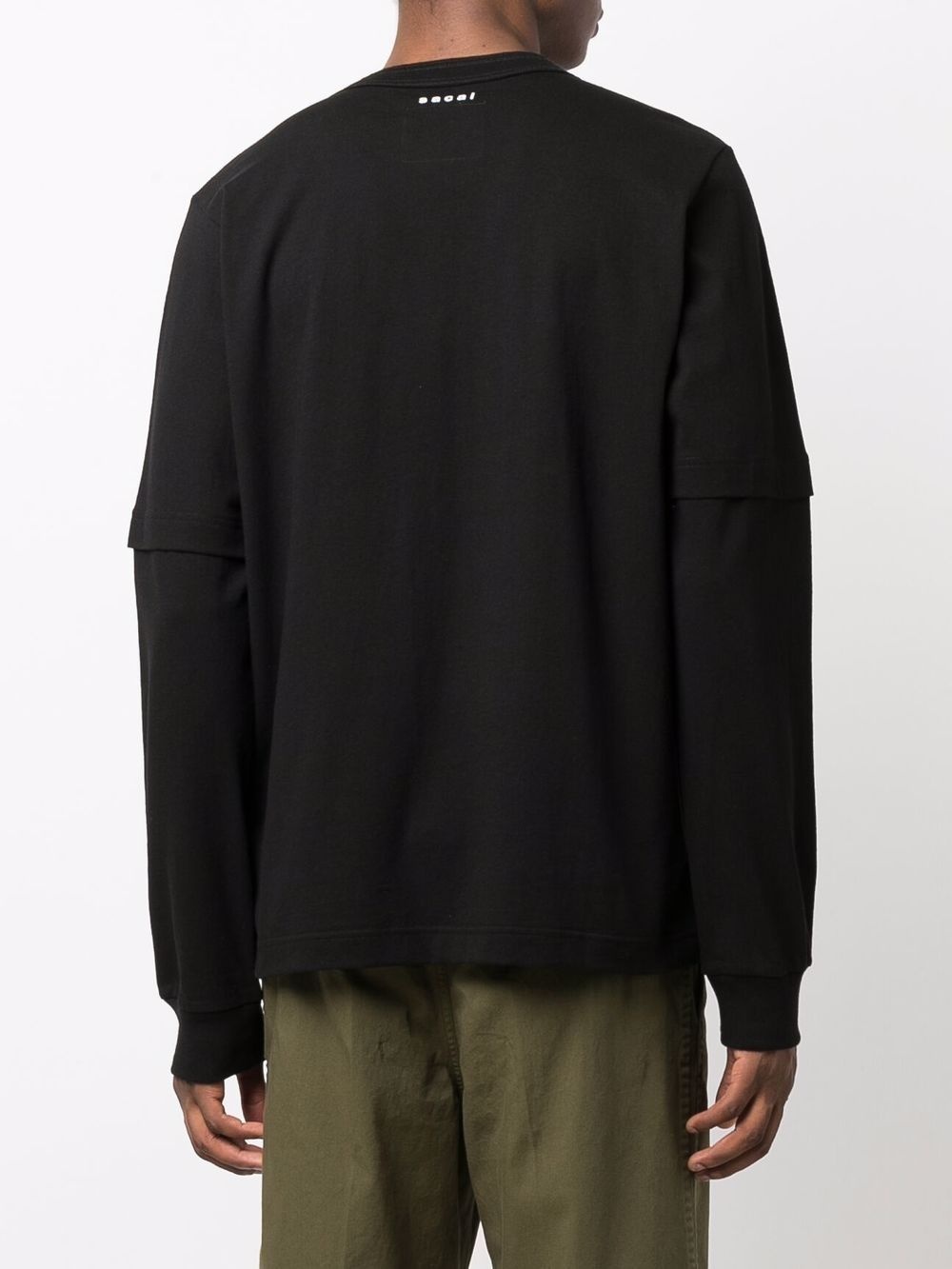 x KAWS logo-print long-sleeve T-shirt - 4