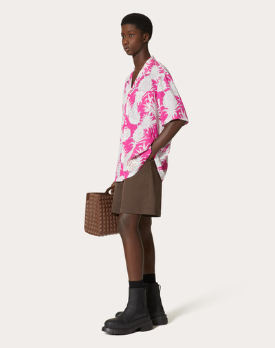 Valentino SILK BOWLING SHIRT IN PINEAPPLE PRINT outlook