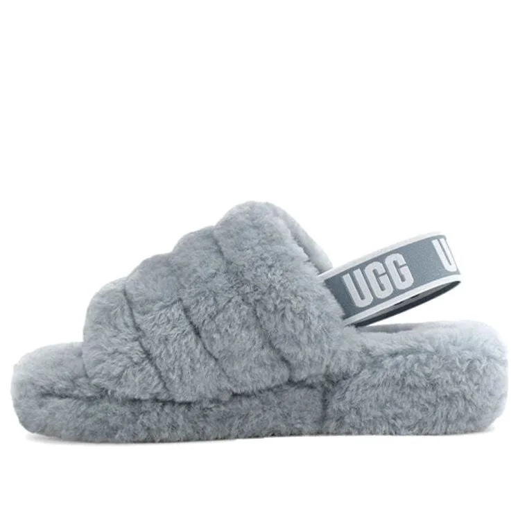 (WMNS) UGG Fluff Yeah 'Ash Fog' 1095119-AFG - 1