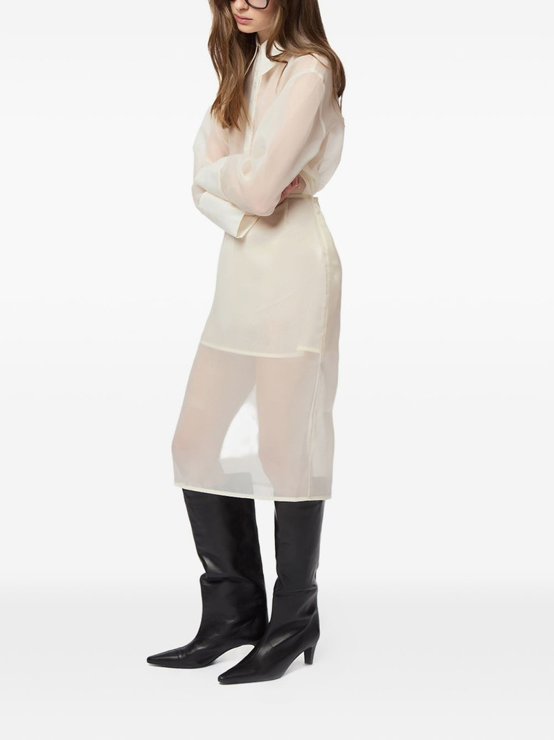 Tyra organza midi skirt 3