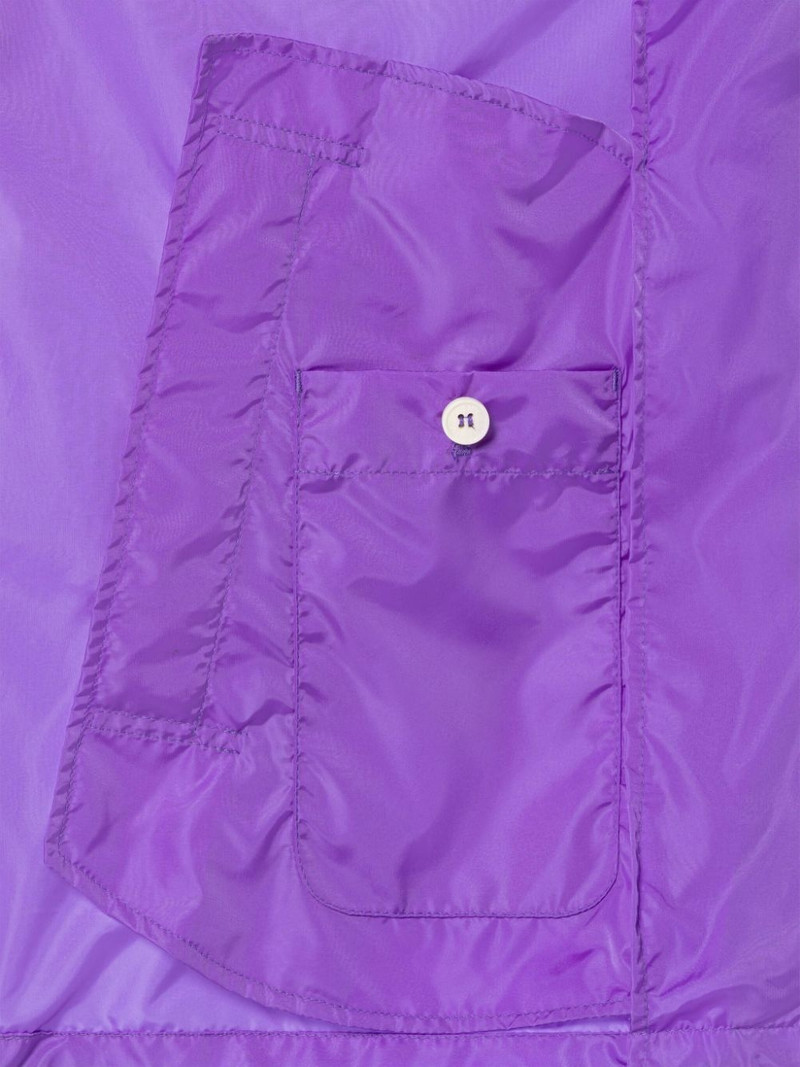 TEEMING LILAC NYLON PACKABLE COACH JACKET 5