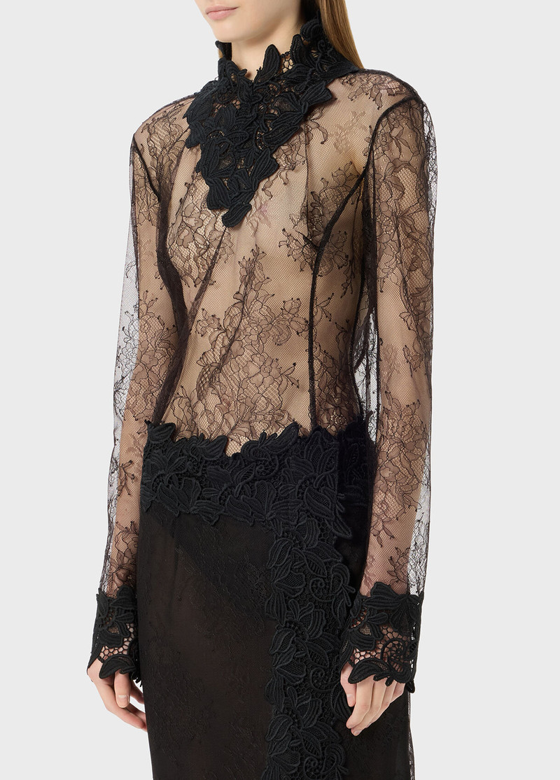 CHANTILLY LACE BODY WITH MACRAME DETAILS 4