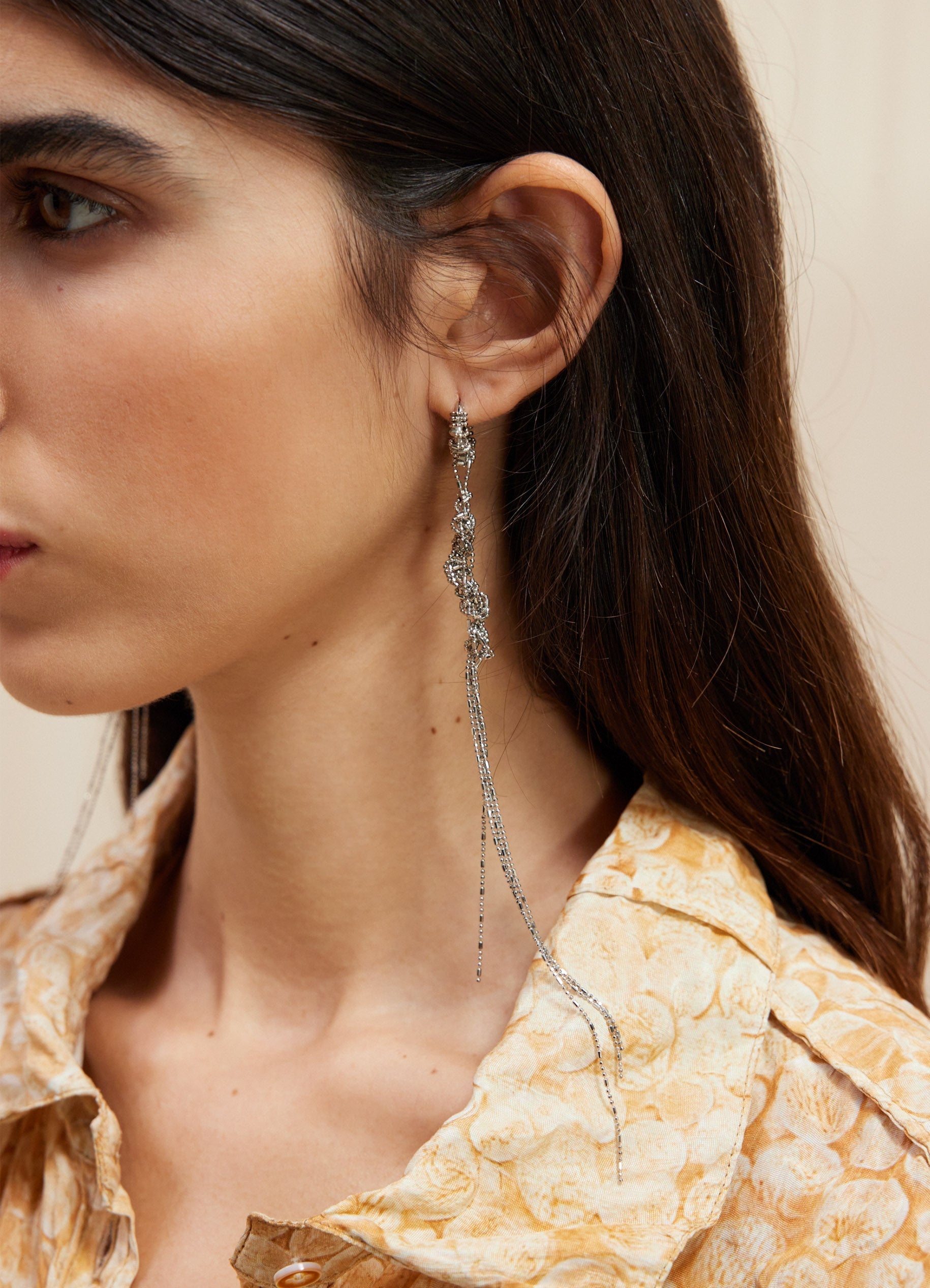 TANGLE LONG EARRINGS - 4