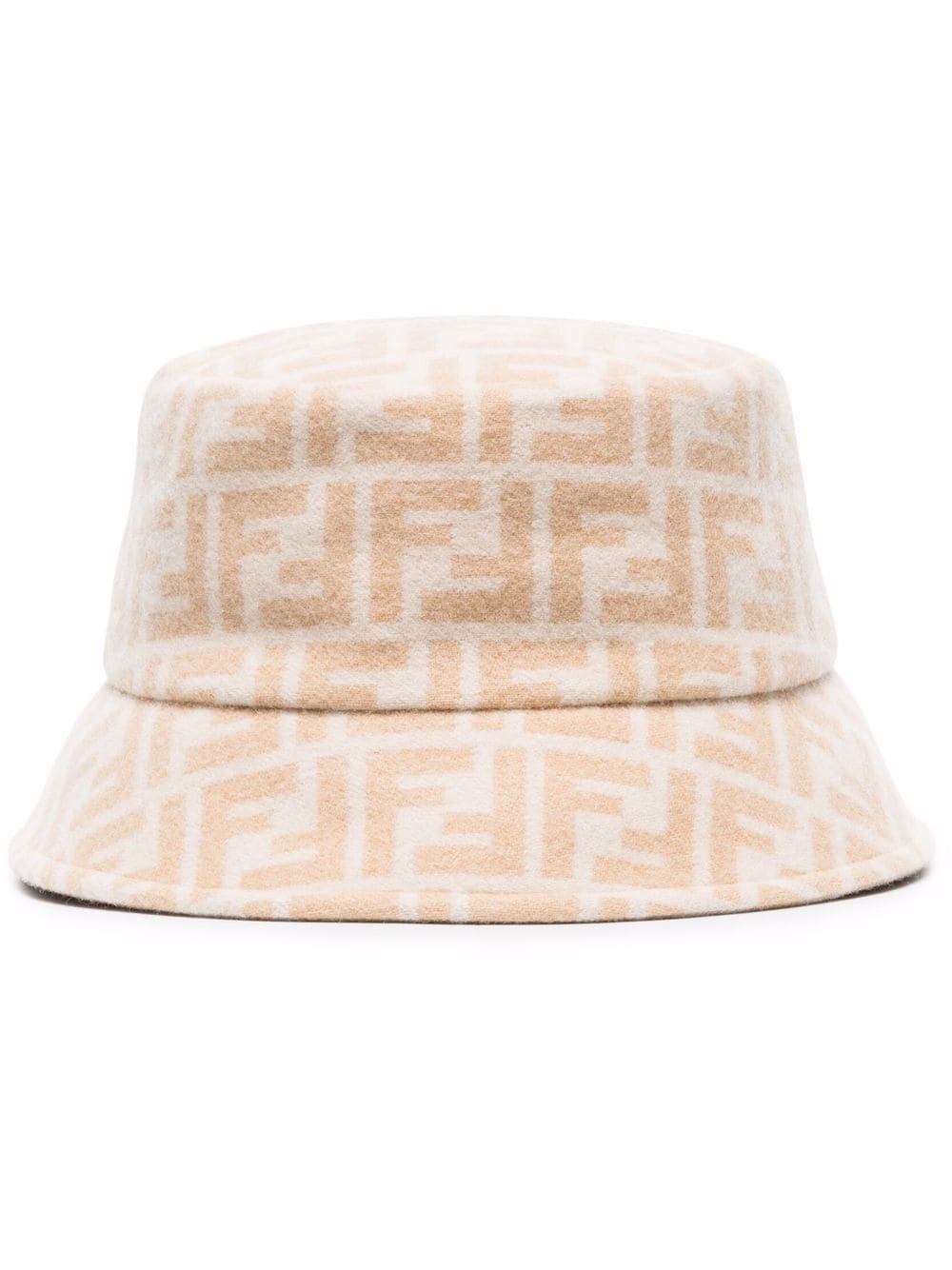 FF monogram-print bucket hat - 1