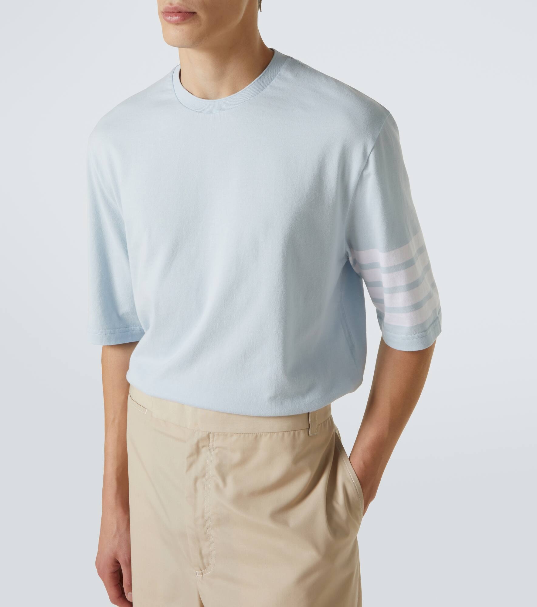 4-Bar cotton jersey T-shirt - 5