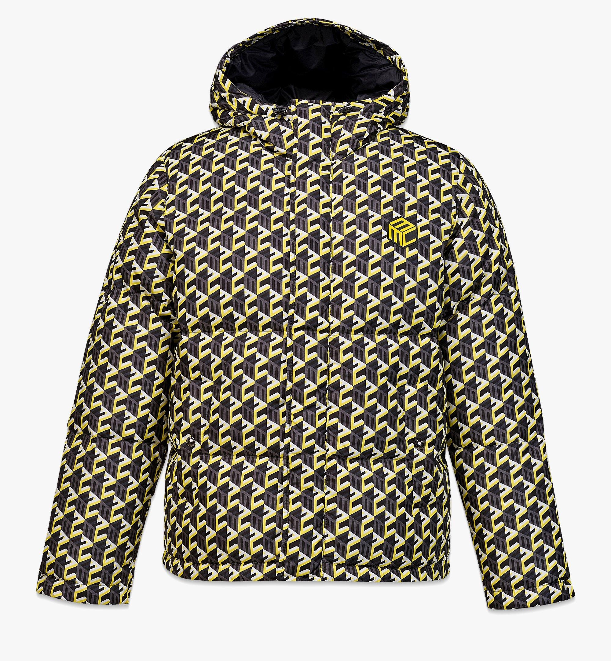 Men’s Cubic Monogram Print Parka in ECONYLl® - 1