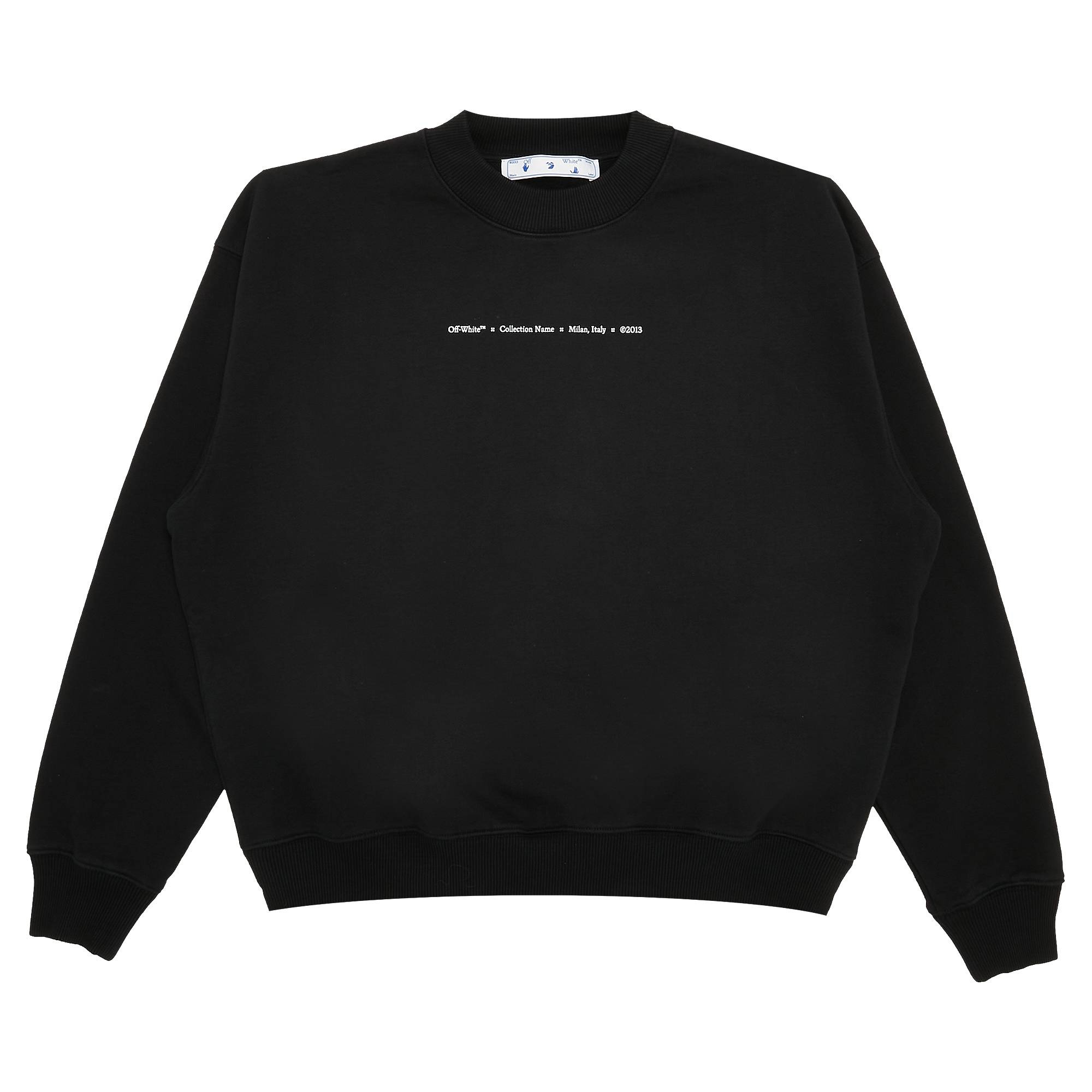 Off-White Tornado Arrow Skate Crewneck 'Black/Multicolor' - 1