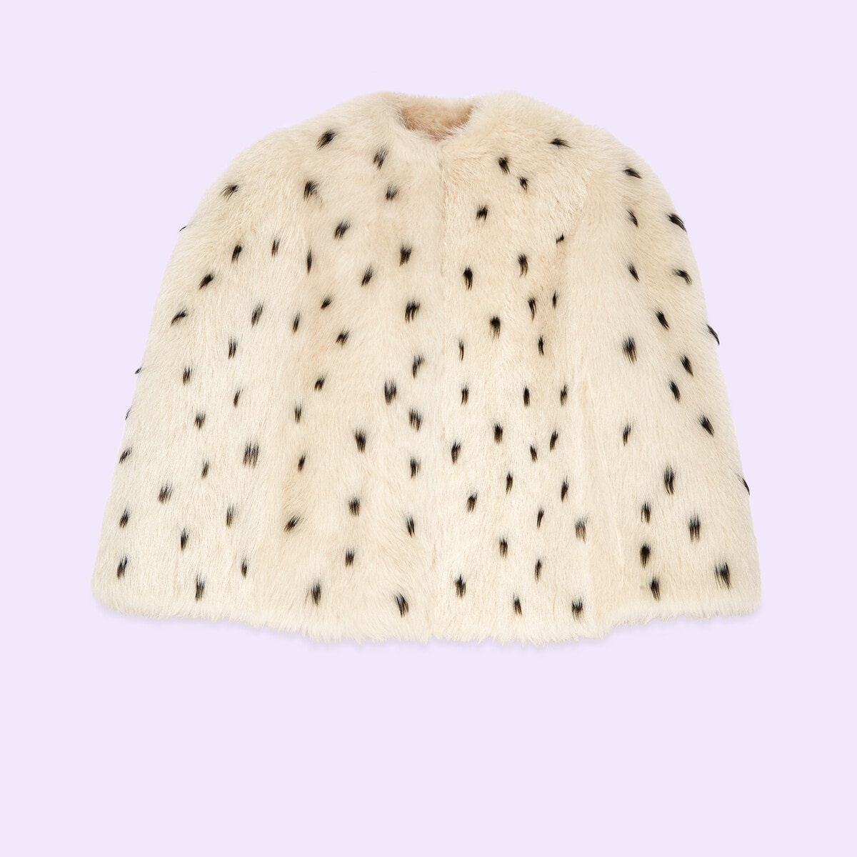 Shearling short cape - 1
