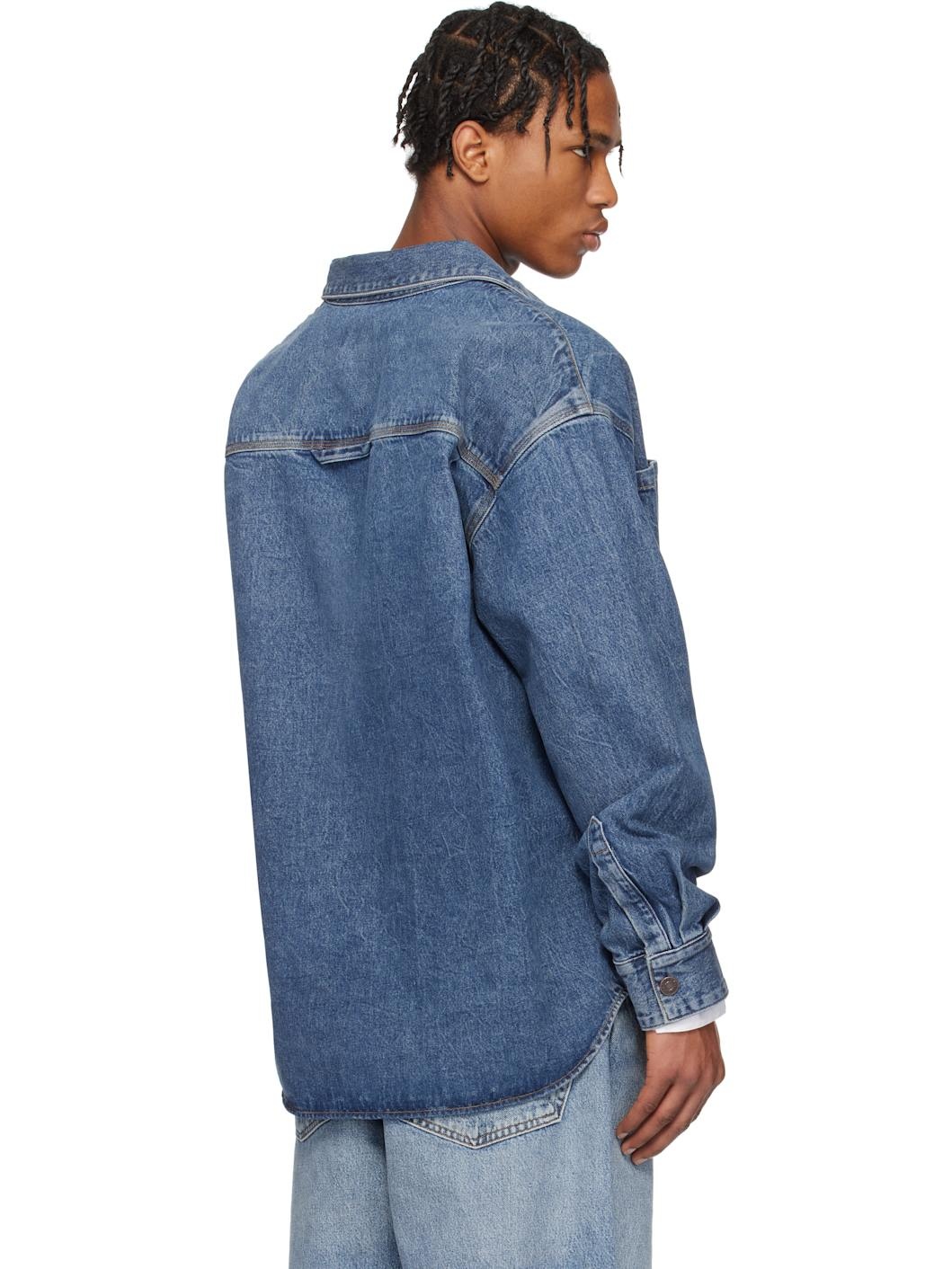 Blue Atticus Denim Jacket - 3