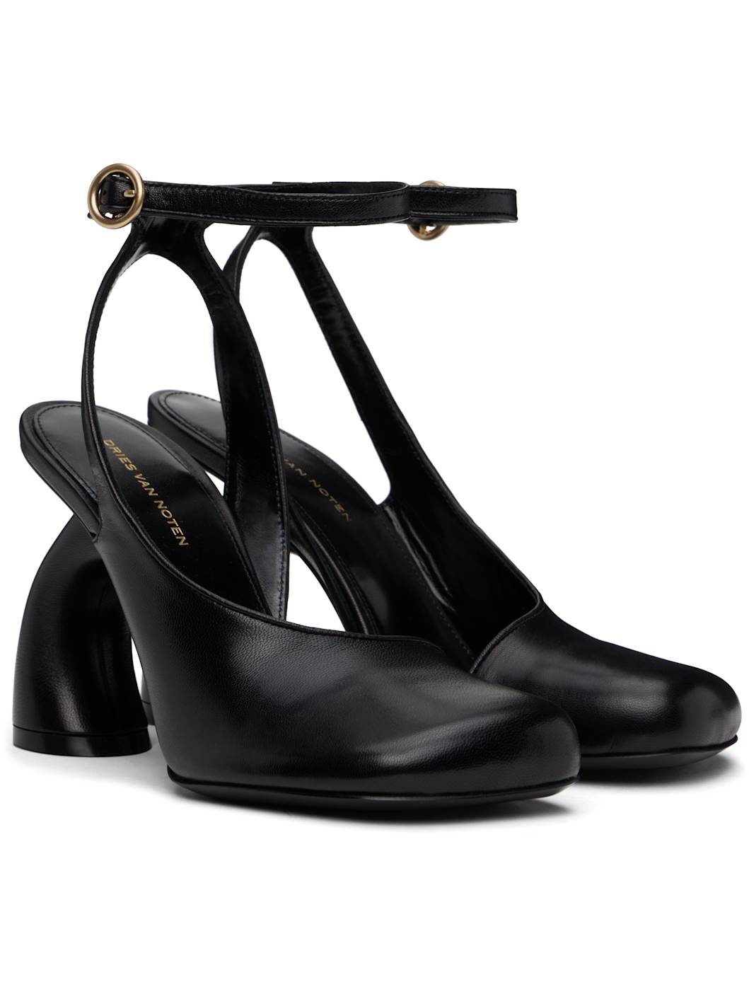 Black Asymmetric Heels - 4