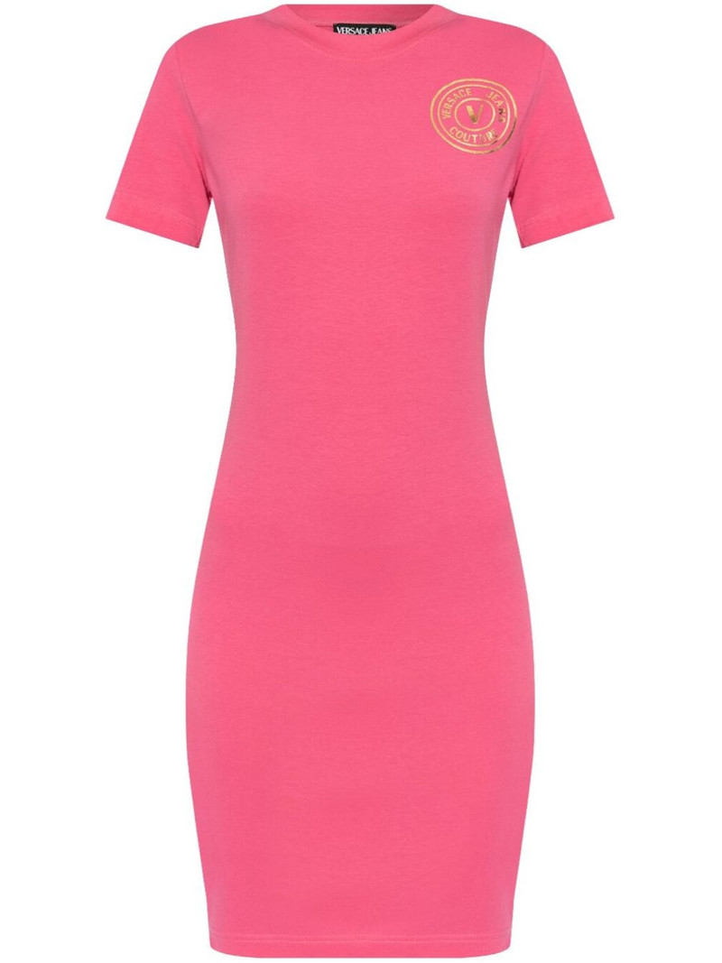 logo-print dress 1