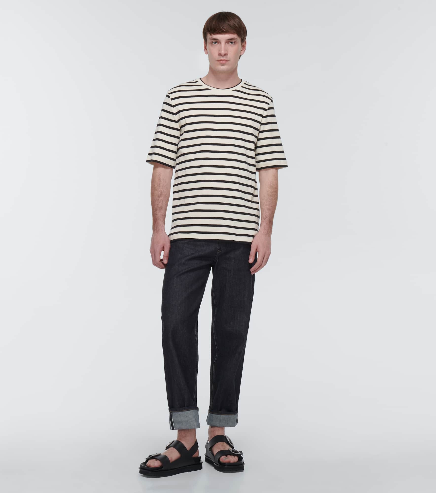 Striped cotton T-shirt - 2