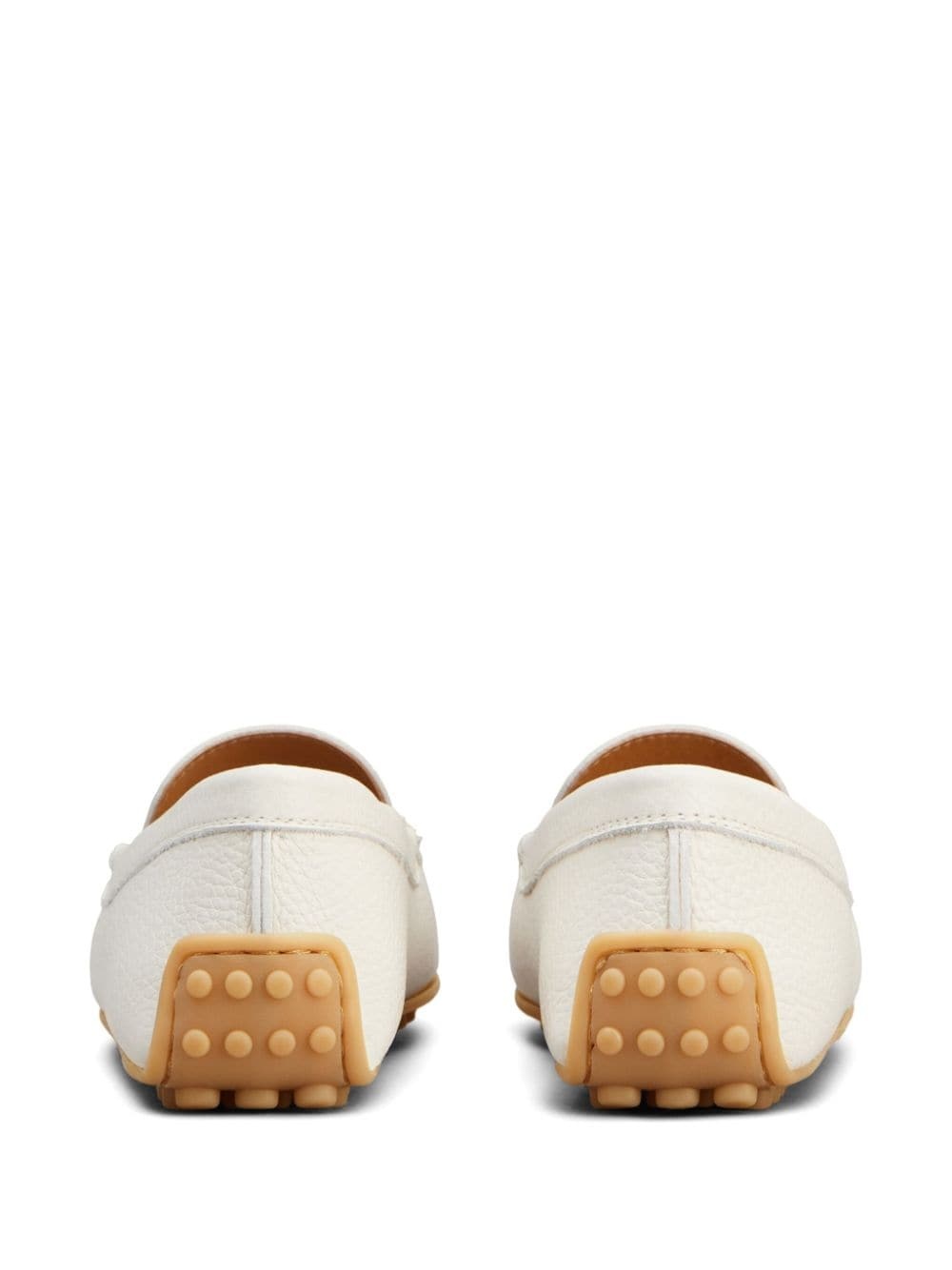 penny-slot leather loafers - 3
