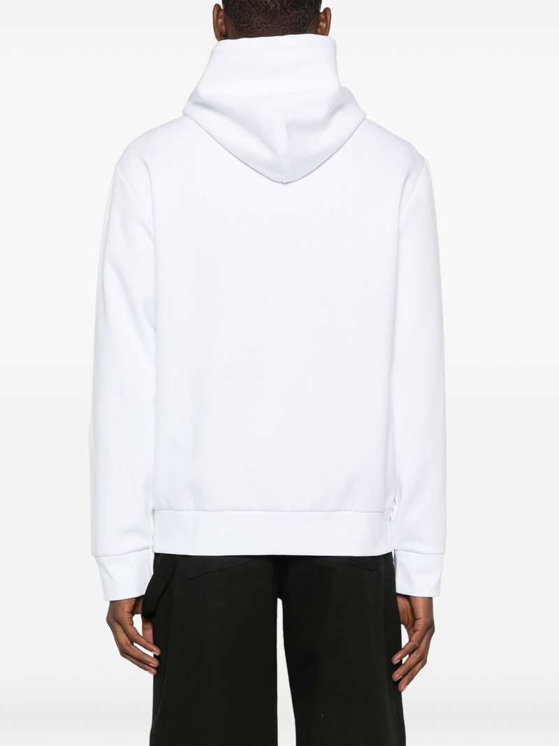 logo-embroidered hoodie 4