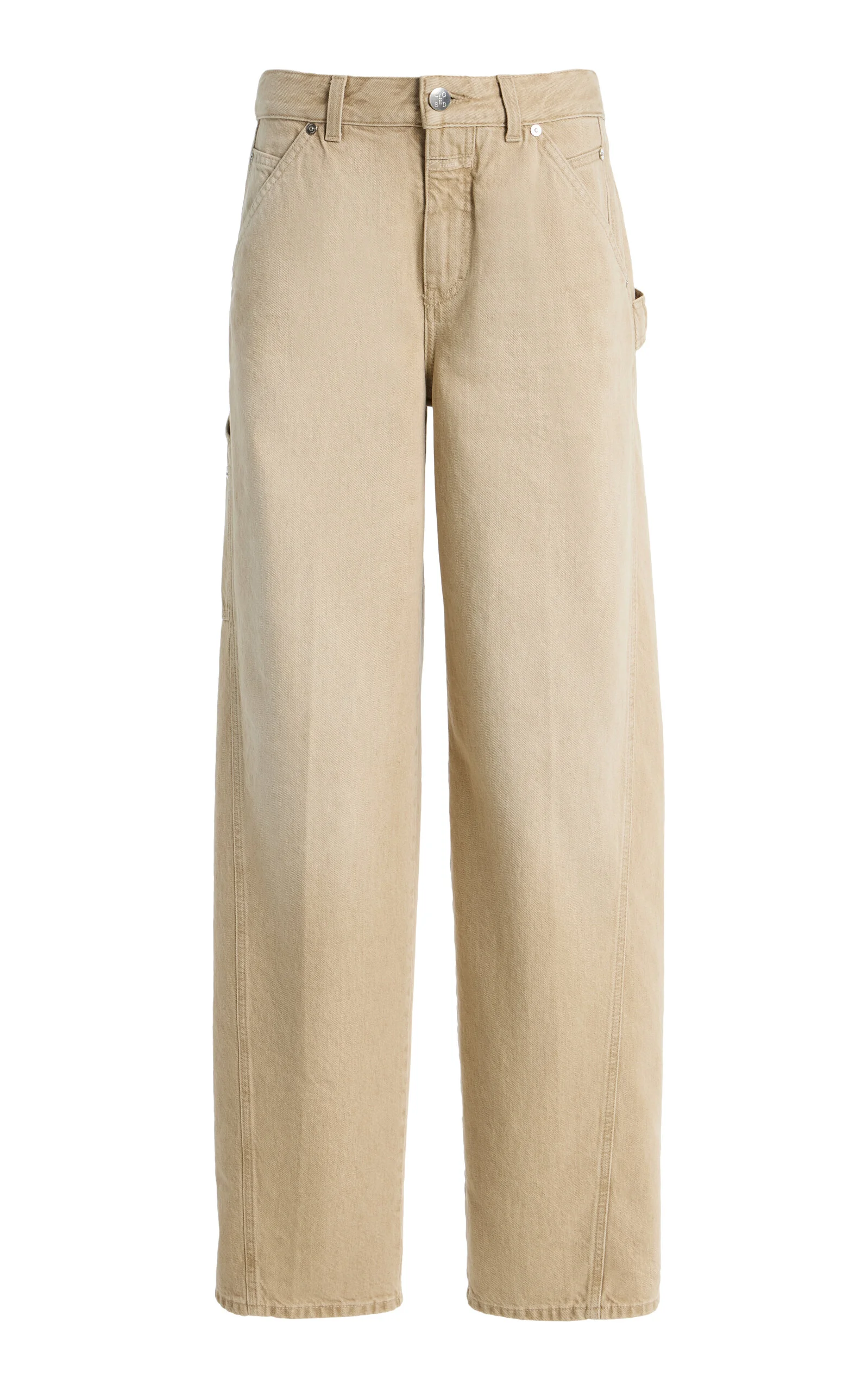 Weston Rigid Mid-Rise Wide-Leg Jeans - 1