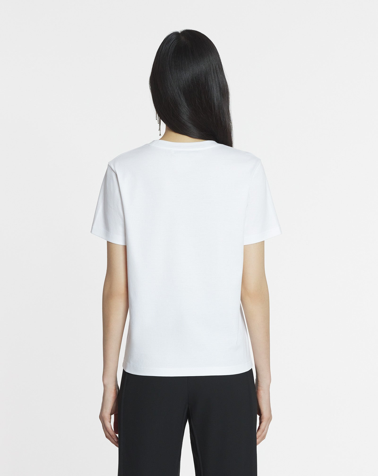 LANVIN BEAD EMBROIDERED T-SHIRT - 4