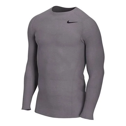 Nike Therma 스포츠 슬림 맞는 버전 훈련 긴 소매 회색 929722-036 - 1