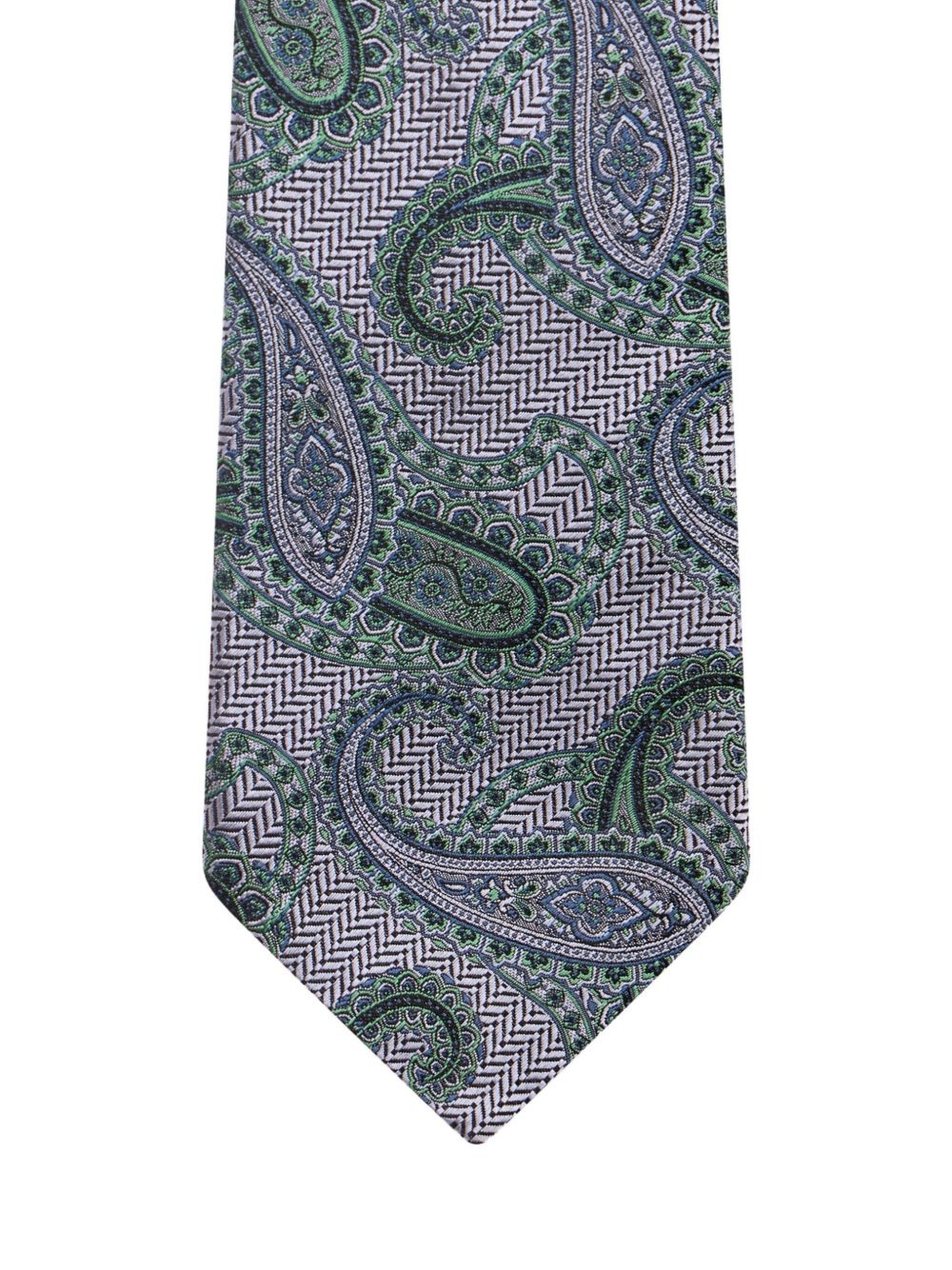 paisley-pattern silk tie - 3
