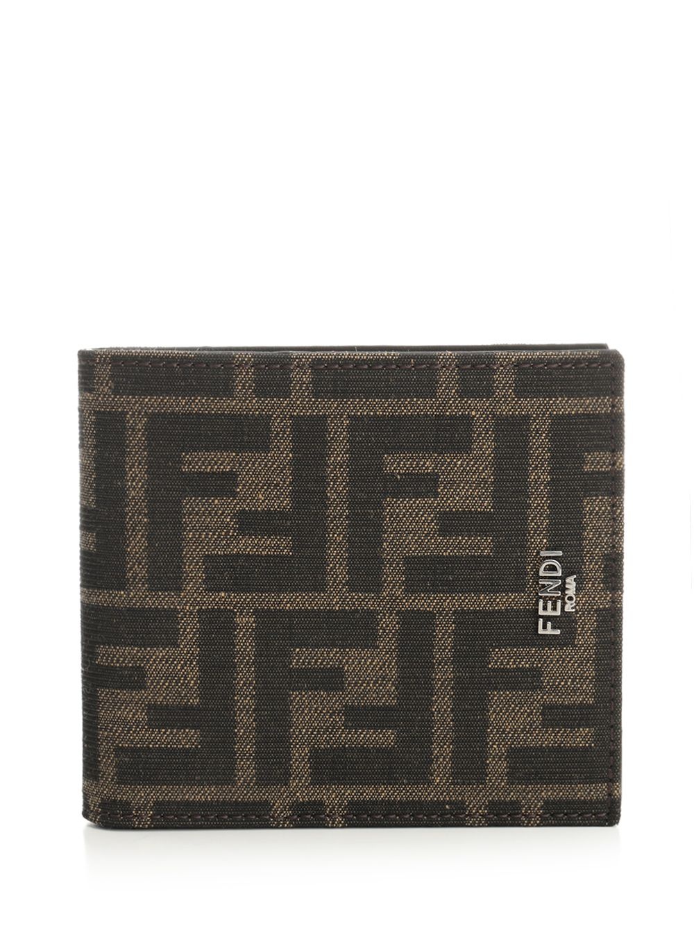 Fendi Diagonal Wallet Wallets Brown - 1