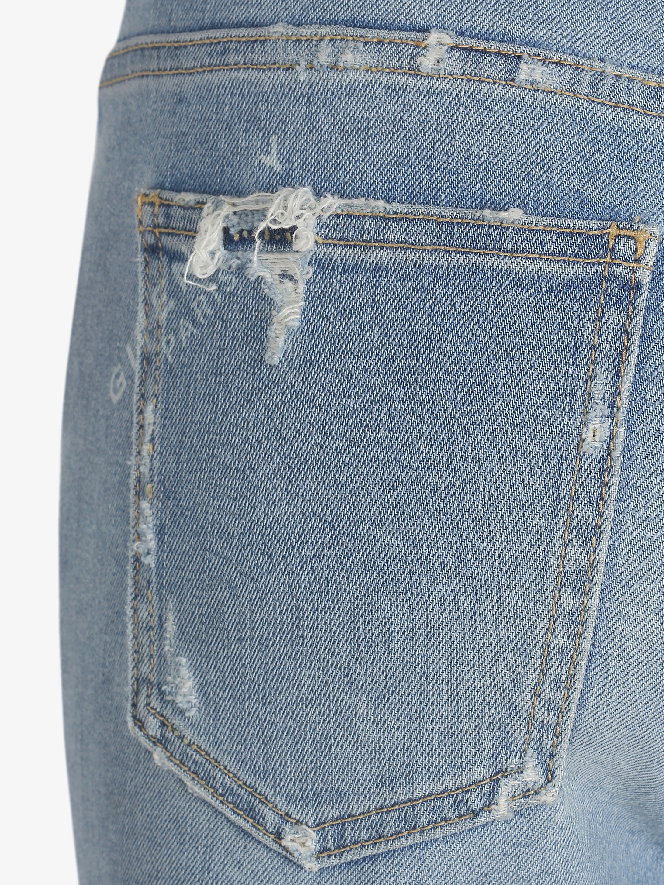 Slim fit multipockets destroyed jeans - 5