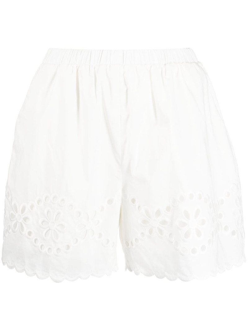 cut-out detailing shorts 1