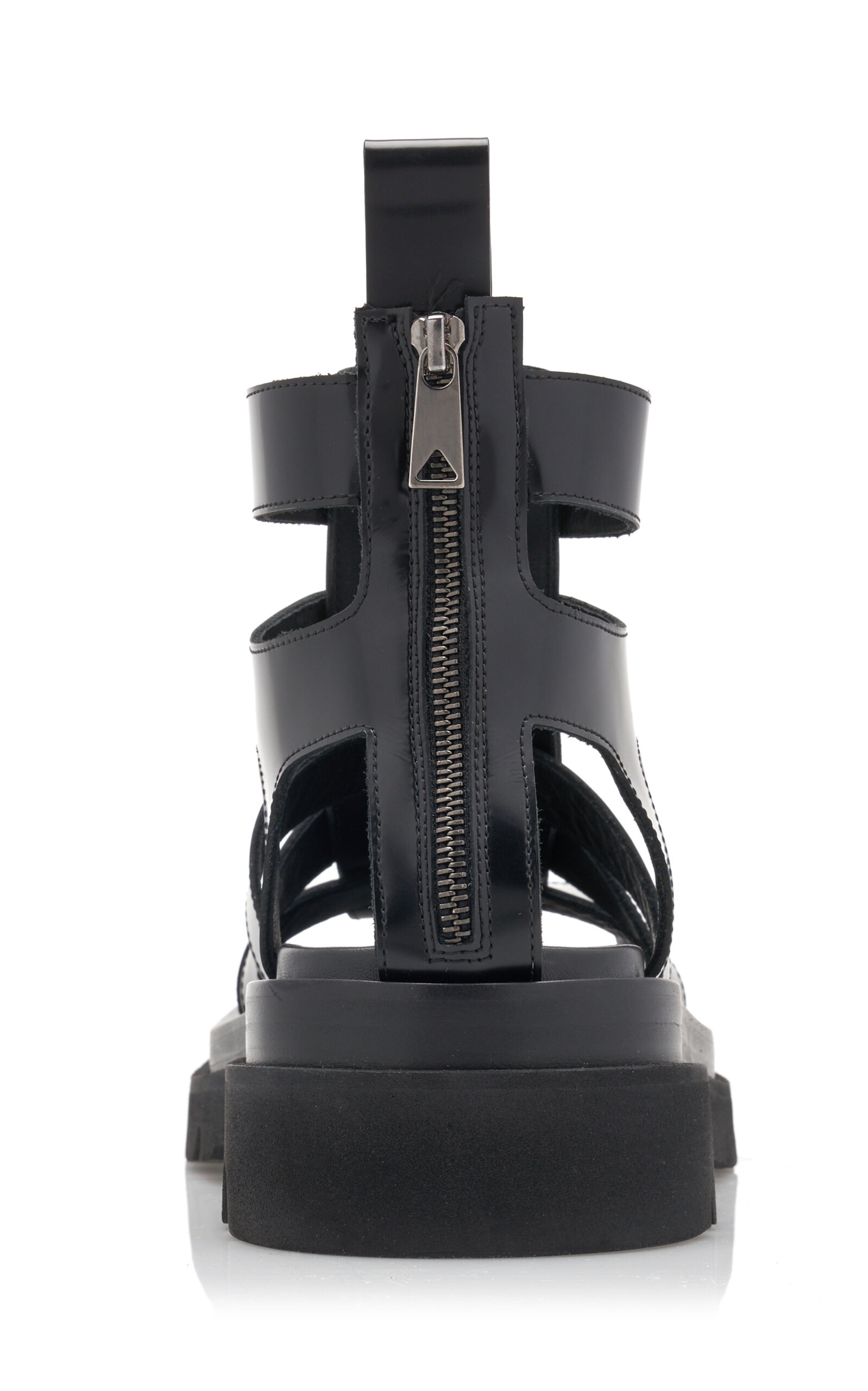 Leather Sandals black - 4