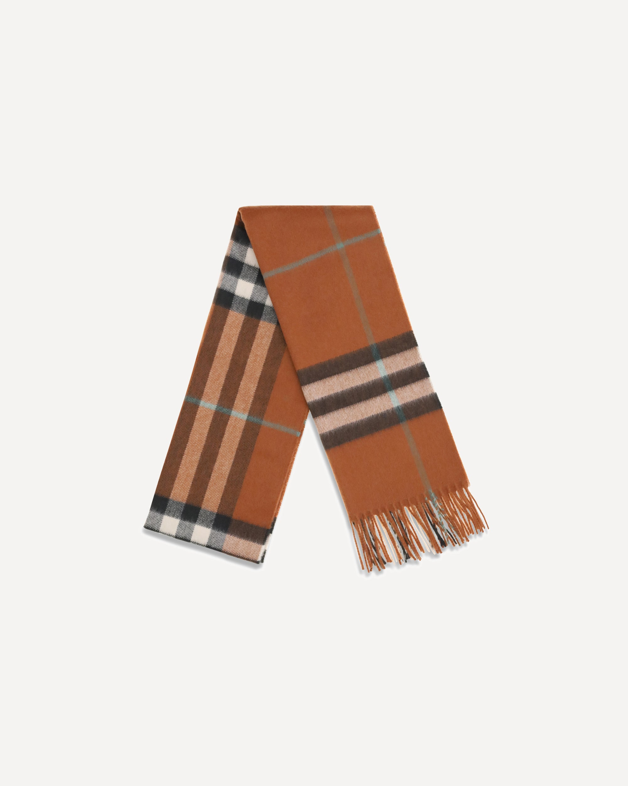 Check cashmere Scarf - 2