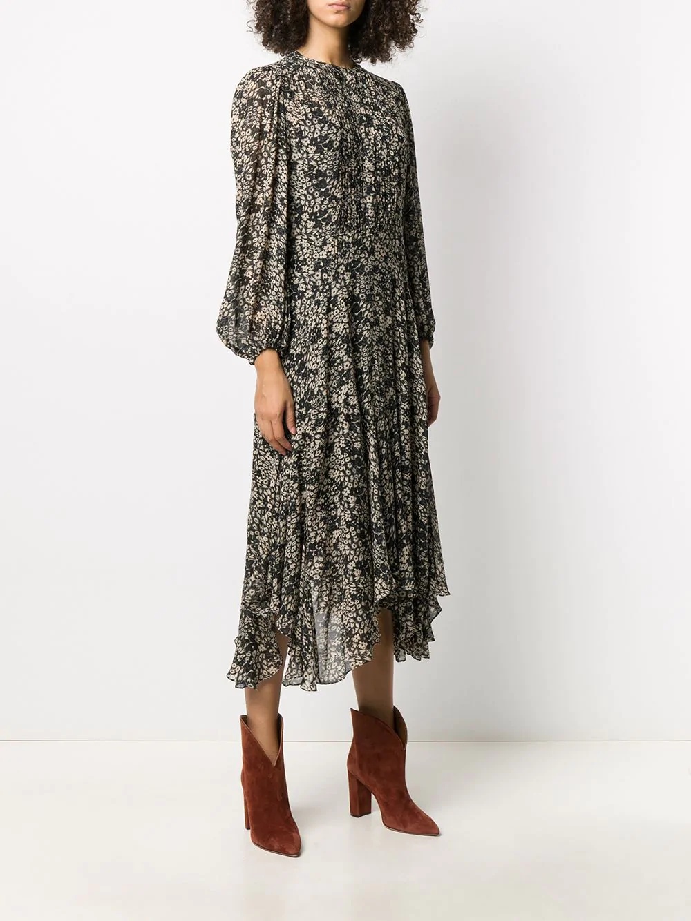 Lizete floral print midi dress - 3