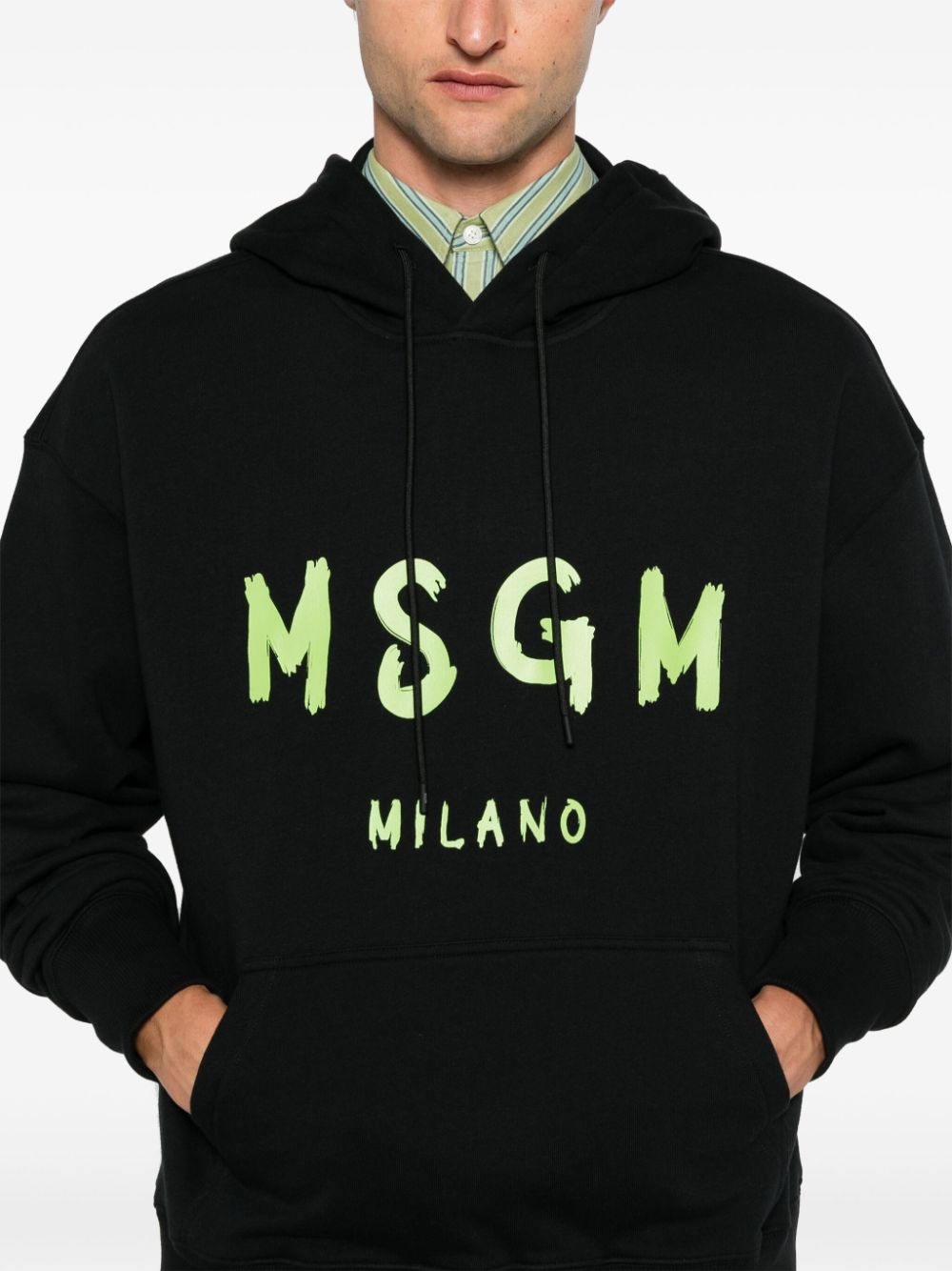 logo-print hoodie - 5