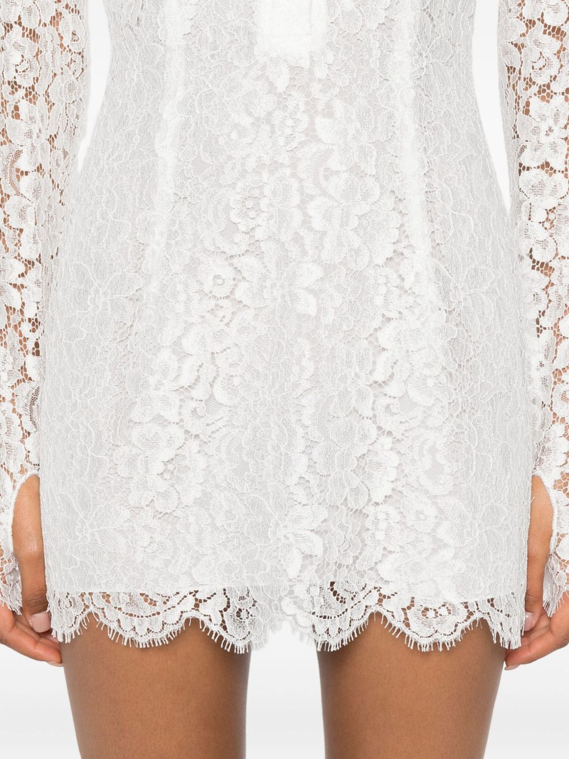 long-sleeve lace mini dress 5