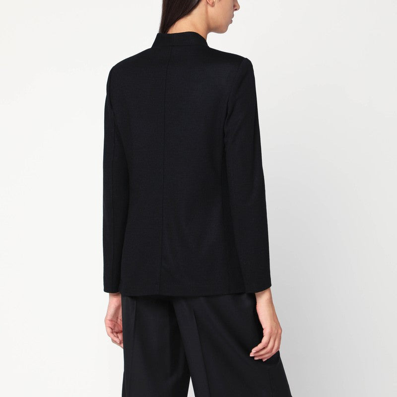 Harris Wharf London Black Single-Breasted Jacket In Virgin Wool Women - 2