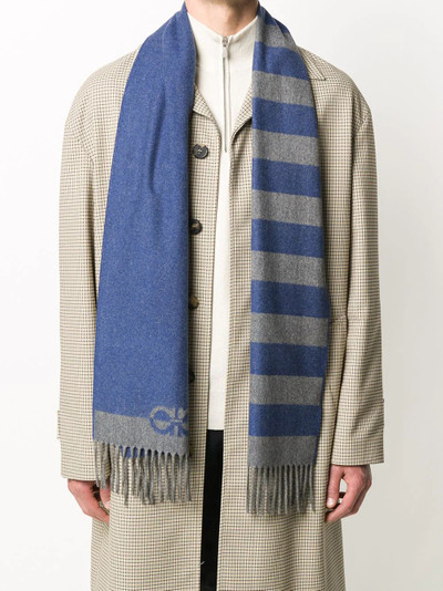 Salvatore Ferragamo striped scarf outlook