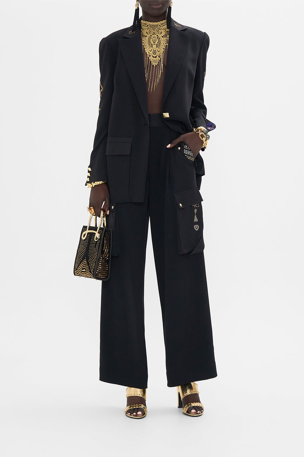 JACKET WITH SLEEVE CUT OUT DETAIL - 7