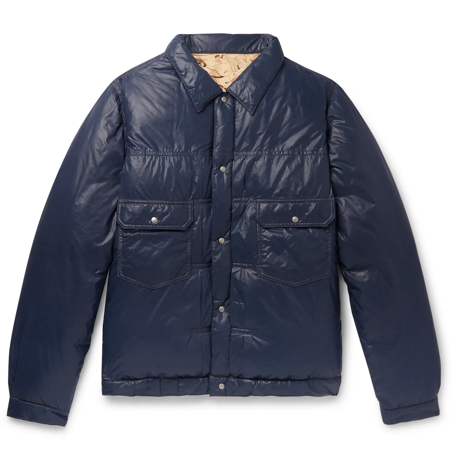 Quilted Nylon-Shell Down Jacket - 1