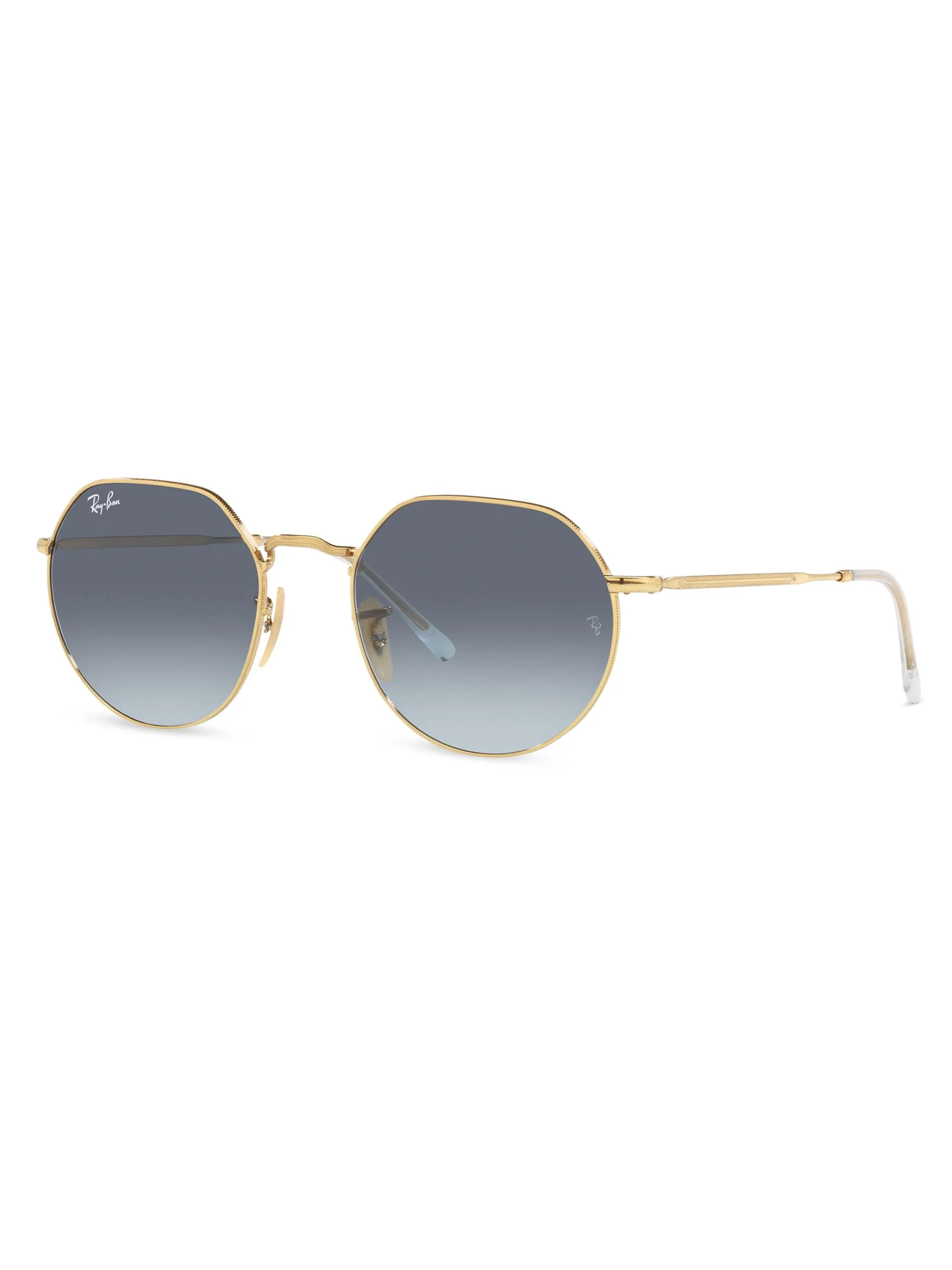 Women's RB3565 55MM Round Sunglasses - Blue Gradient - 1