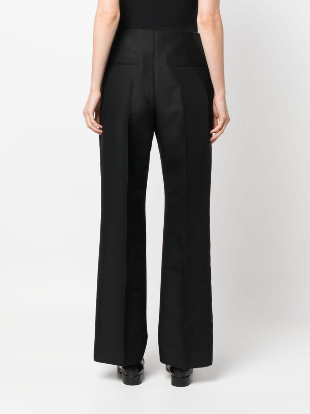 straight-leg tailored trousers - 4