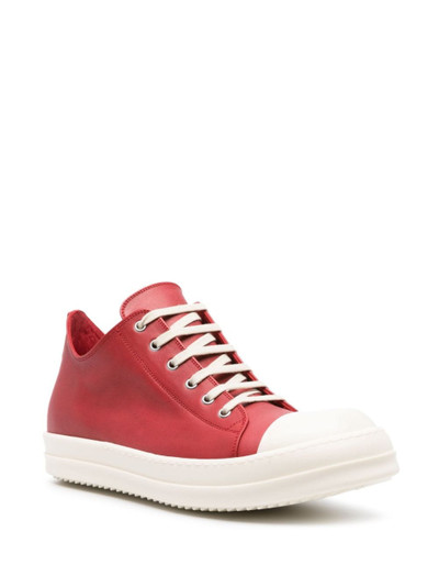 Rick Owens rubber-toecap leather sneakers outlook