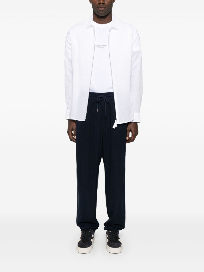 GIORGIO ARMANI tapered trousers outlook