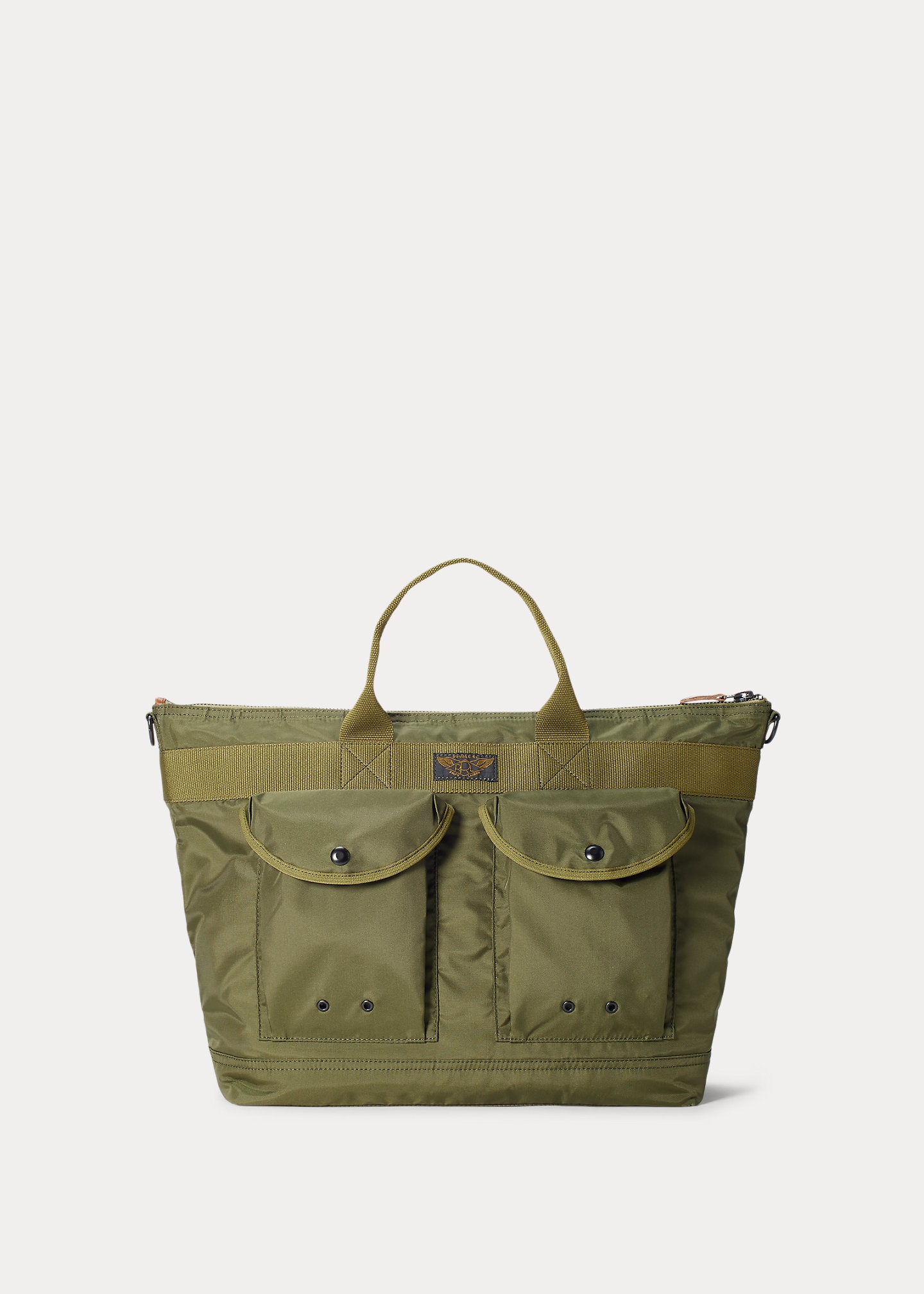 Nylon Canvas Utility Messenger Bag - 1