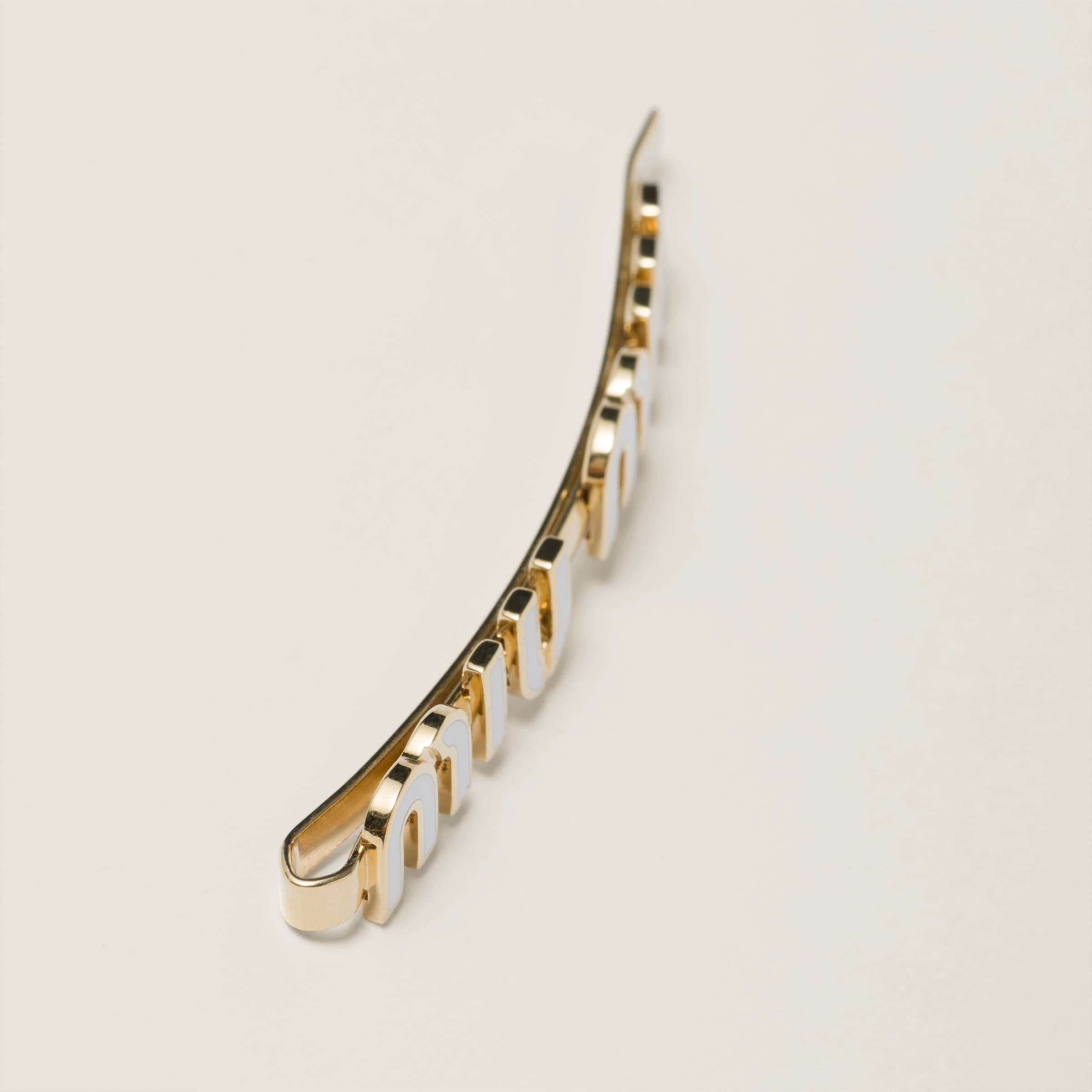 Enameled metal hair clip - 3