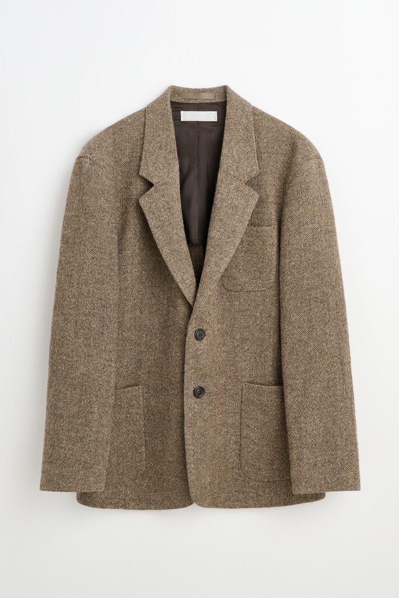Embrace Blazer Natural Brown Sack Weave 1
