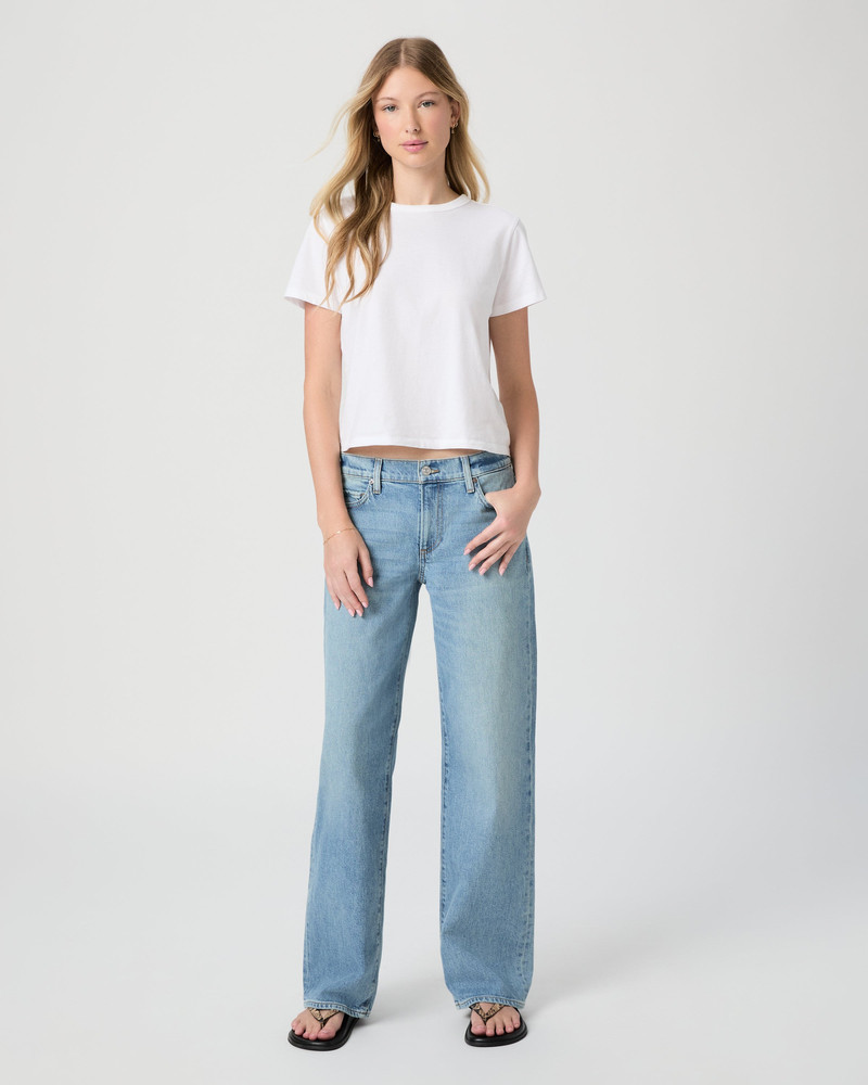 PAIGE Low Rise Dana Straight Jean outlook
