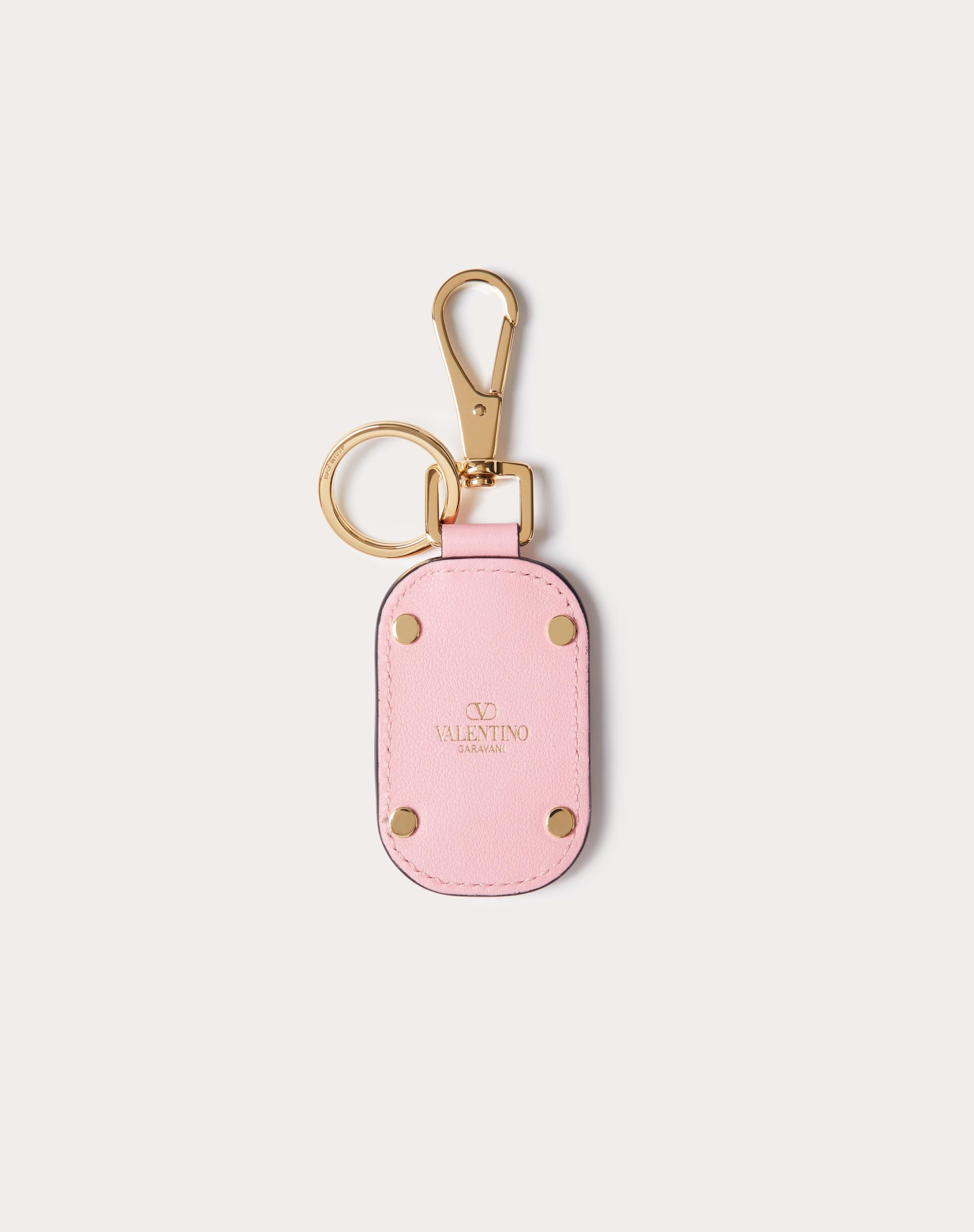 VLOGO SIGNATURE CALFSKIN KEY CHAIN - 4